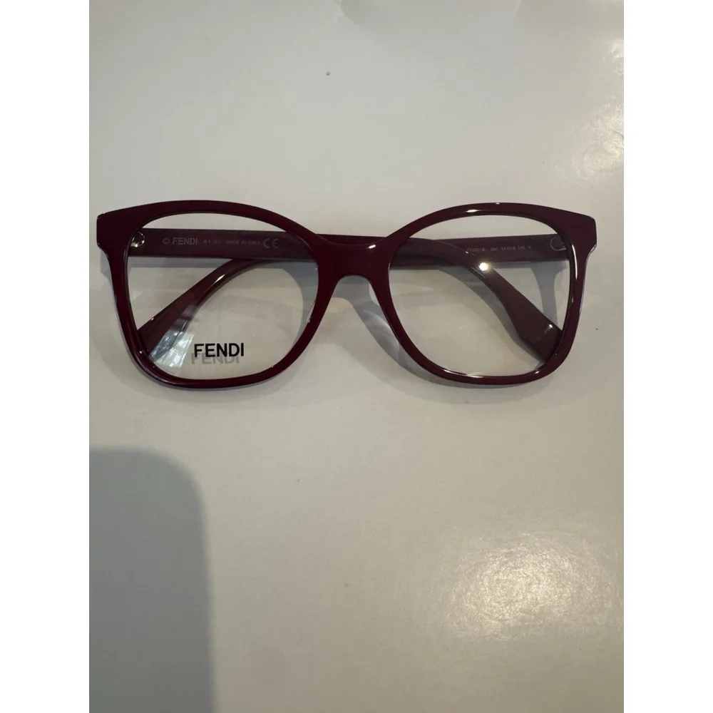 NEW FENDI EYEGLASSES FENDI FE50018I 066 BORDEAUX EYEWEAR